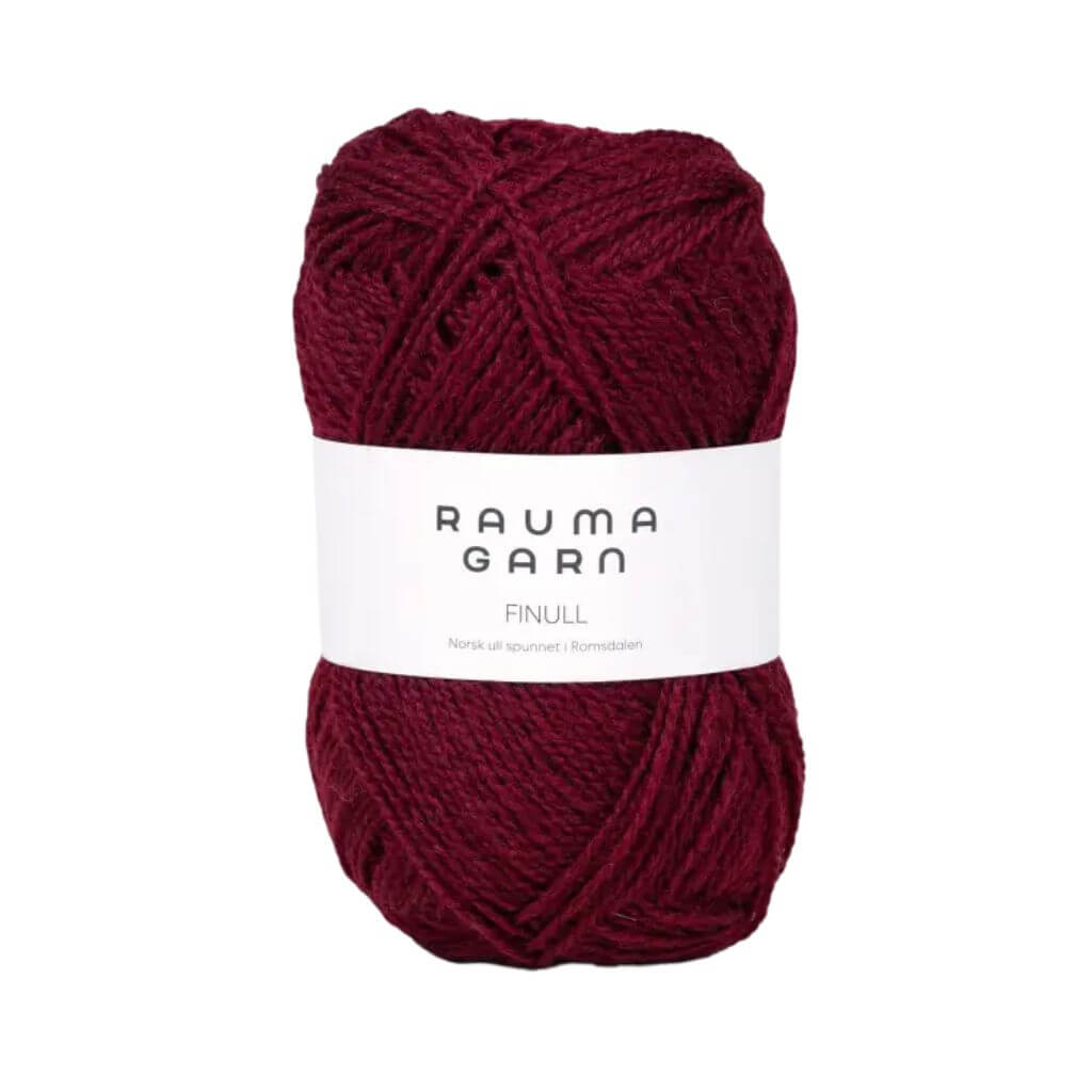 Rauma Finull, Farbe 0497 Burgunder – Schurwolle bei Lieblingsgarn