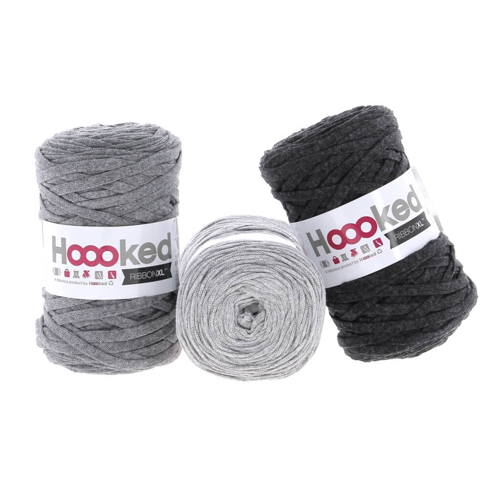 Hoooked Garn Hoooked Set aus 3 Rollen RibbonXL bei bei bei bei bei bei bei bei bei bei bei Lieblingsgarn