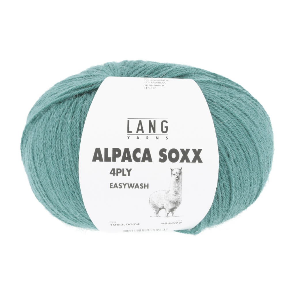 Lang Yarns Alpaca Soxx 4-fach - 100g, Farbe 1062.0074 Atlantik – Alpaka und Polyamid bei Lieblingsgarn