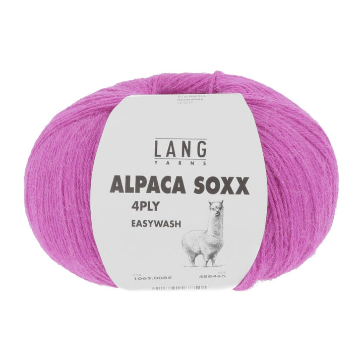 Lang Yarns Alpaca Soxx 4-fach - 100g, Farbe 1062.0085 Pink – Alpaka und Polyamid bei Lieblingsgarn