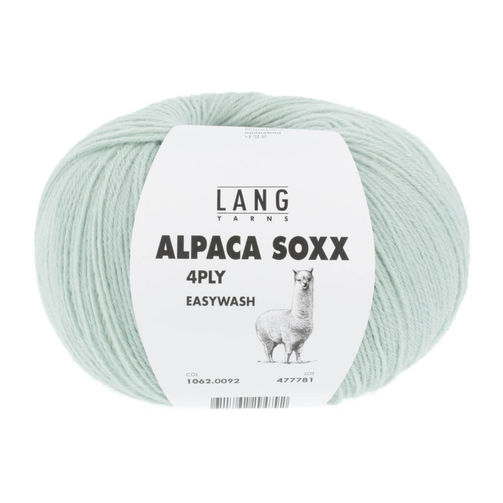 Lang Yarns Alpaca Soxx 4-fach - 100g, Farbe 1062.0092 Salbei – Alpaka und Polyamid bei Lieblingsgarn