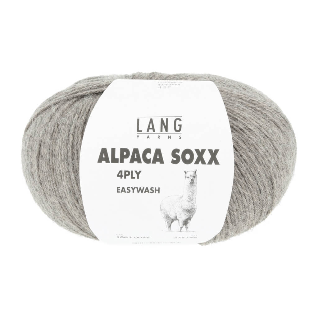 Lang Yarns Alpaca Soxx 4-fach - 100g, Farbe 1062.0096 Hellbraun Mélange – Alpaka und Polyamid bei Lieblingsgarn