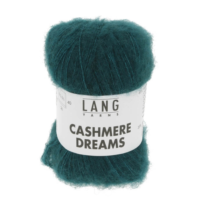 Lang Yarns Cashmere Dreams, Farbe 088 petrol – Kaschmir und Seide bei Lieblingsgarn