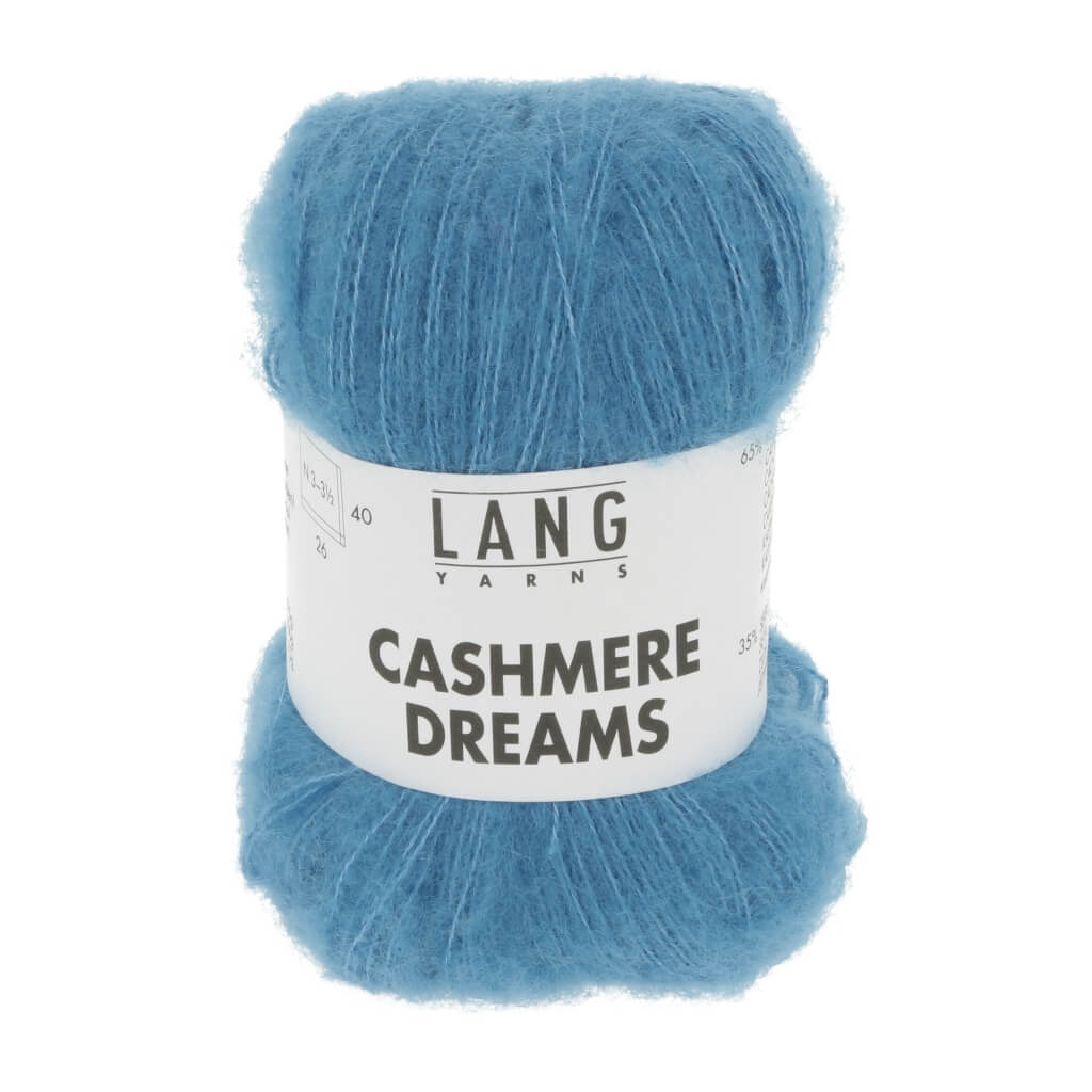 Lang Yarns Cashmere Dreams, Farbe 121 azur – Kaschmir und Seide bei Lieblingsgarn