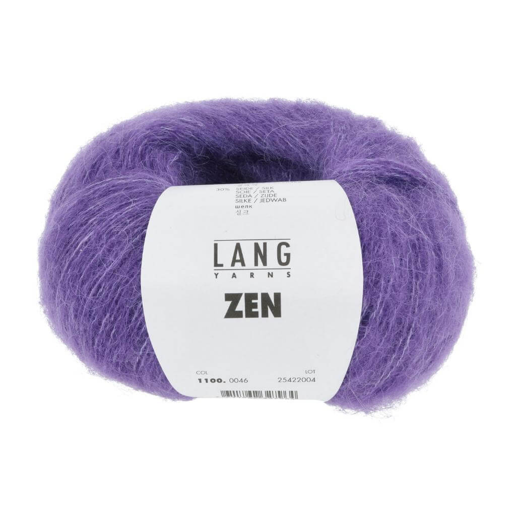 Lang Yarns Zen, Farbe 046 Lila – Alpaka, Merino und Schurwolle bei Lieblingsgarn