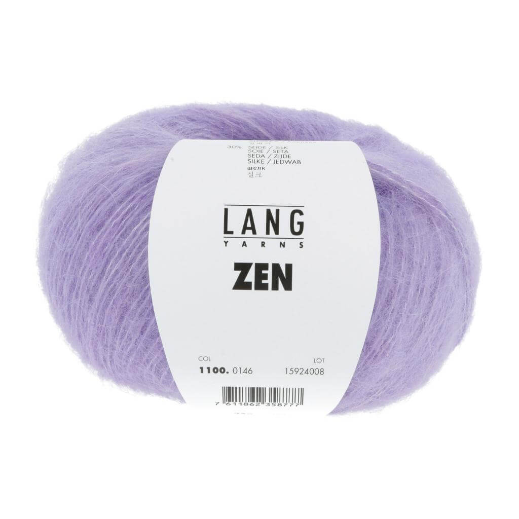 Lang Yarns Zen, Farbe 146 Lila Hell – Alpaka, Merino und Schurwolle bei Lieblingsgarn