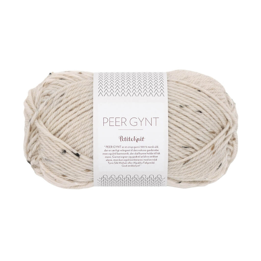 Sandnes Garn Peer Gynt PetiteKnit, Farbe 2512 Almond Tweed – Schurwolle bei Lieblingsgarn
