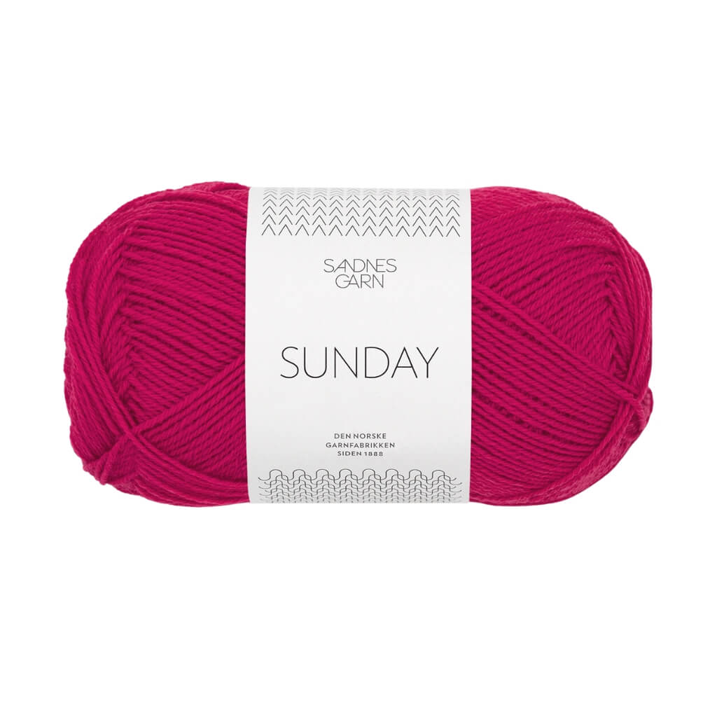 Sandnes Garn Sunday - 50g, Farbe 46000 jazzy pink – Merino bei Lieblingsgarn