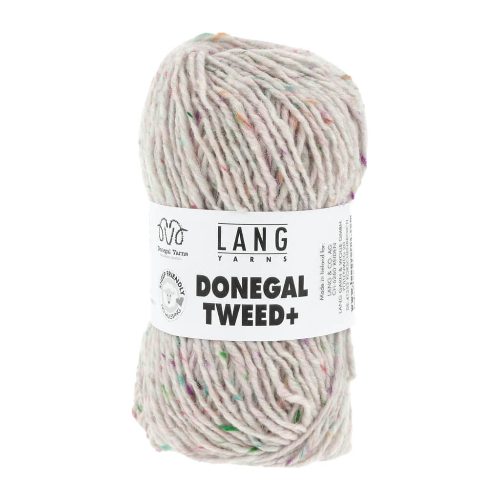 Lang Yarns Donegal Tweed+, Farbe 001 Weiss bei Lieblingsgarn