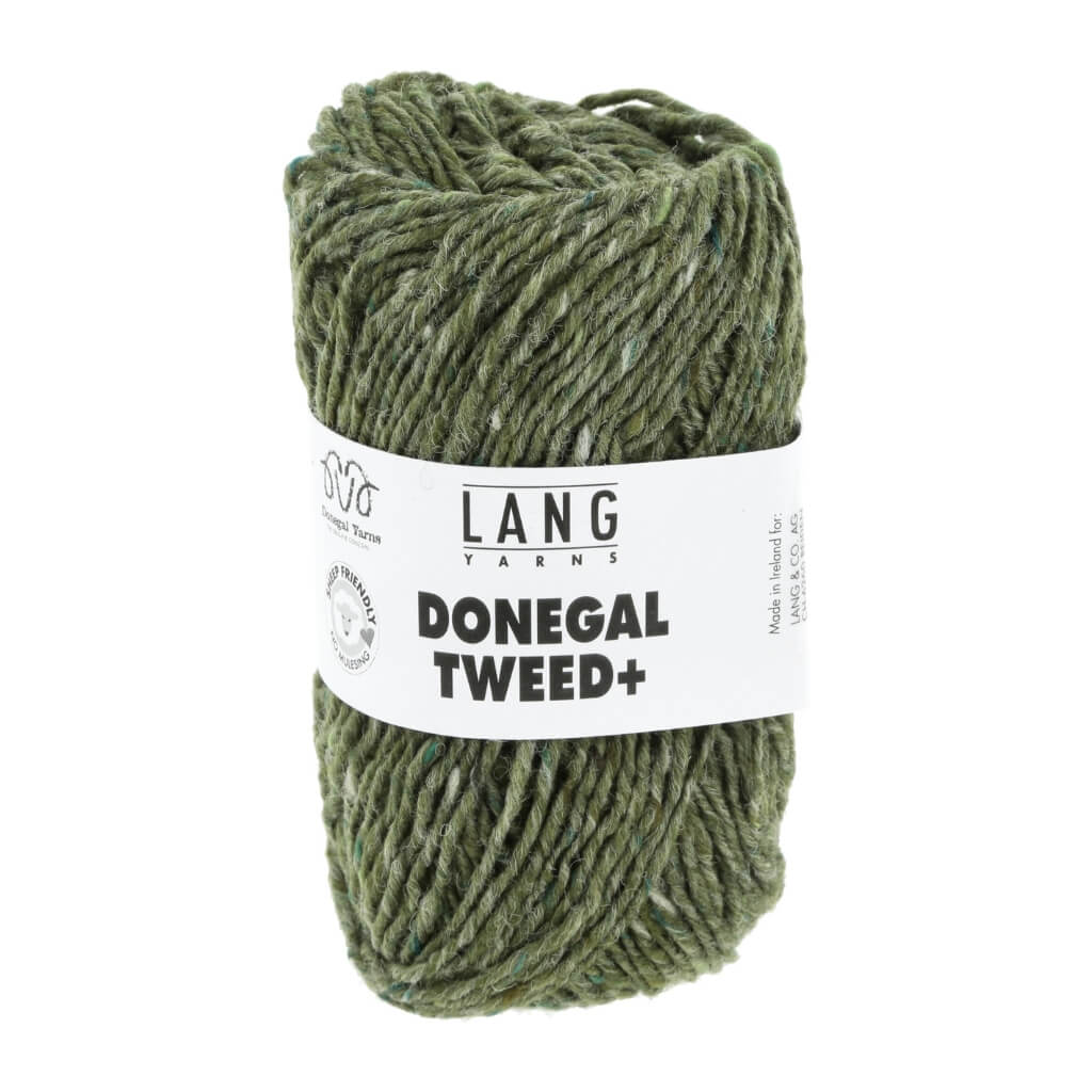 Lang Yarns Donegal Tweed+, Farbe 017 grün bei Lieblingsgarn