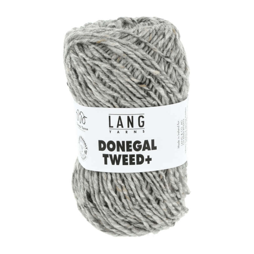 Lang Yarns Donegal Tweed+, Farbe 023 hellgrau bei Lieblingsgarn