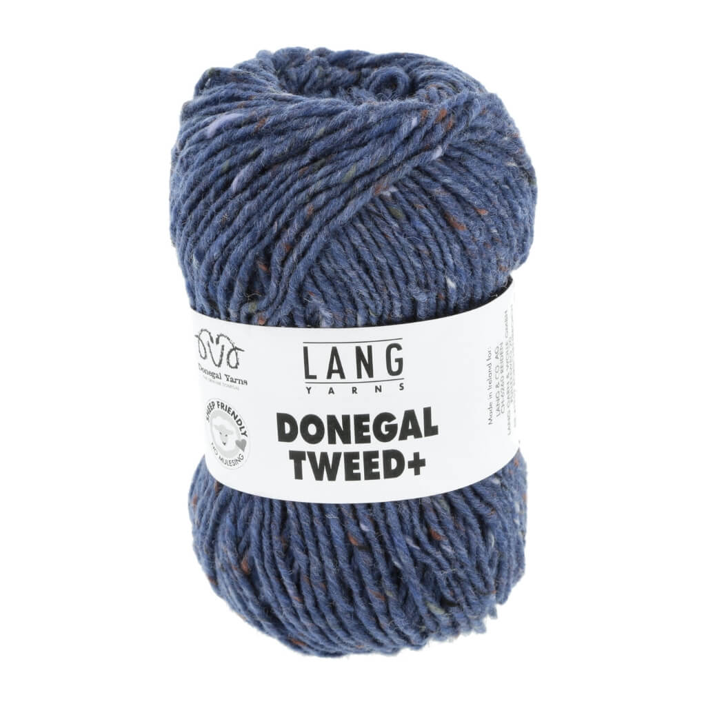 Lang Yarns Donegal Tweed+, Farbe 033 jeans bei Lieblingsgarn
