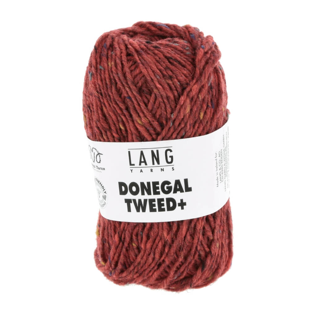 Lang Yarns Donegal Tweed+, Farbe 060 rot bei Lieblingsgarn