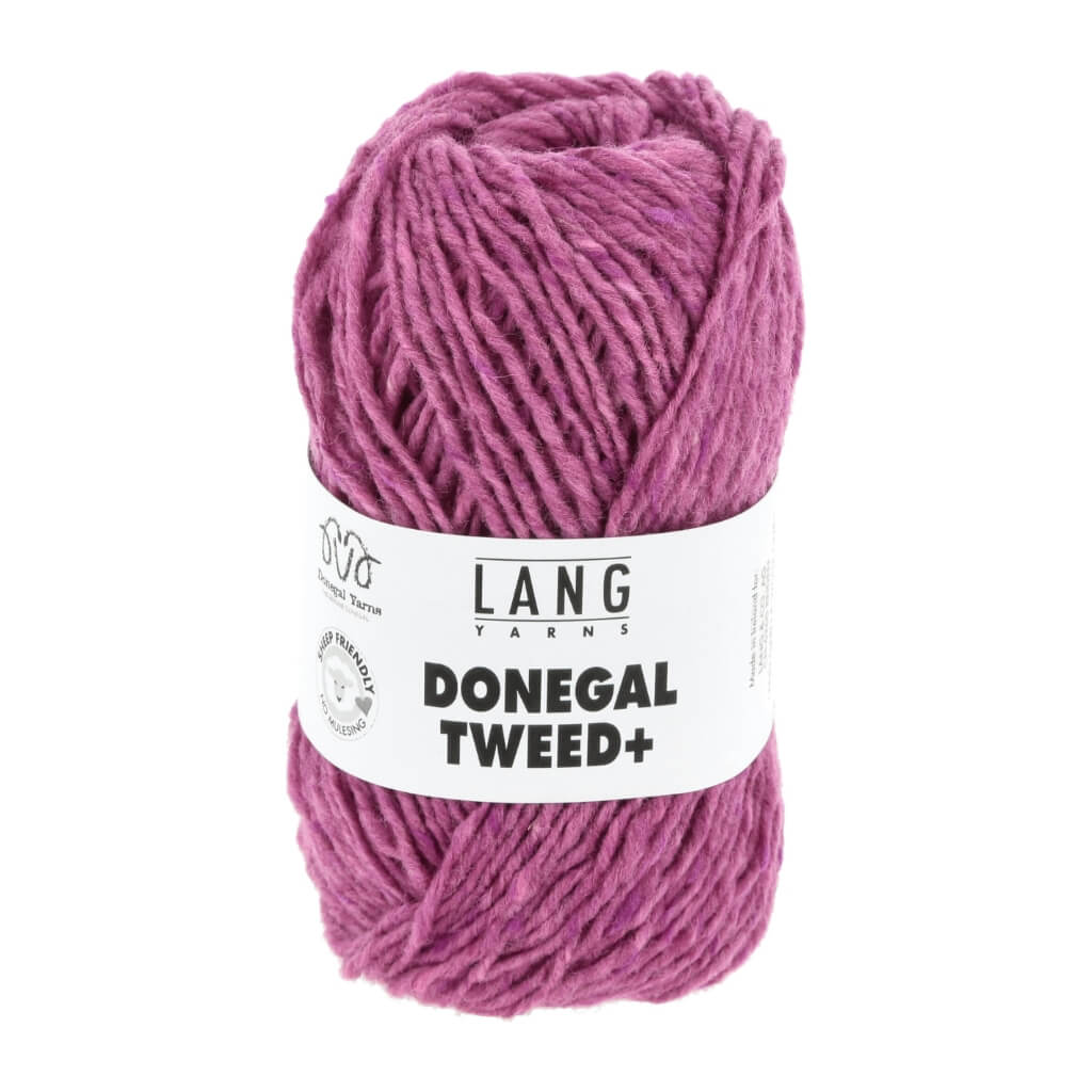 Lang Yarns Donegal Tweed+, Farbe 065 pink bei Lieblingsgarn