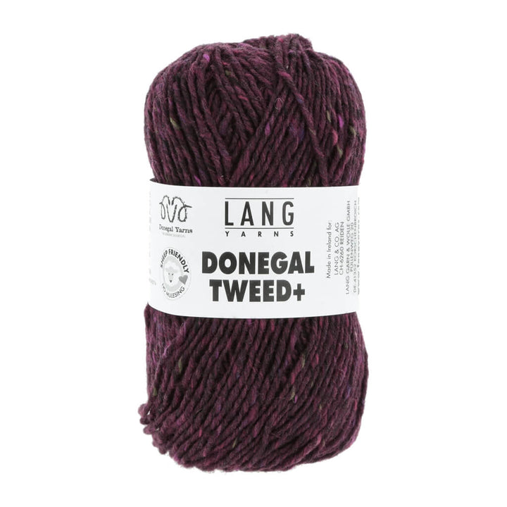 Lang Yarns Donegal Tweed+, Farbe 066 Beere bei Lieblingsgarn