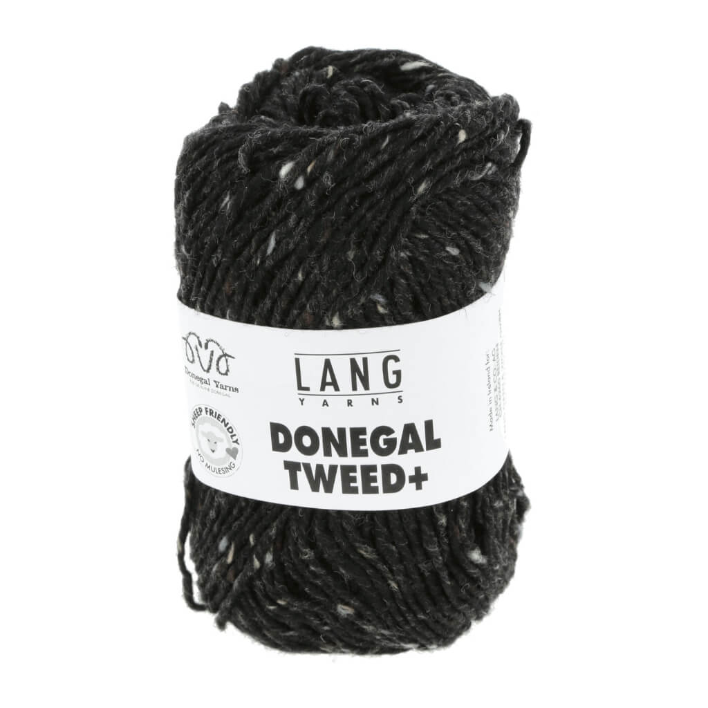 Lang Yarns Donegal Tweed+, Farbe 070 anthrazit bei Lieblingsgarn