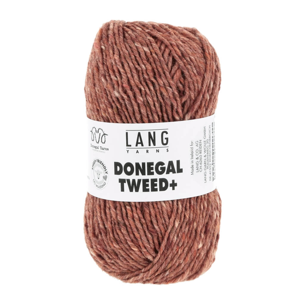 Lang Yarns Donegal Tweed+, Farbe 087 Rost bei Lieblingsgarn