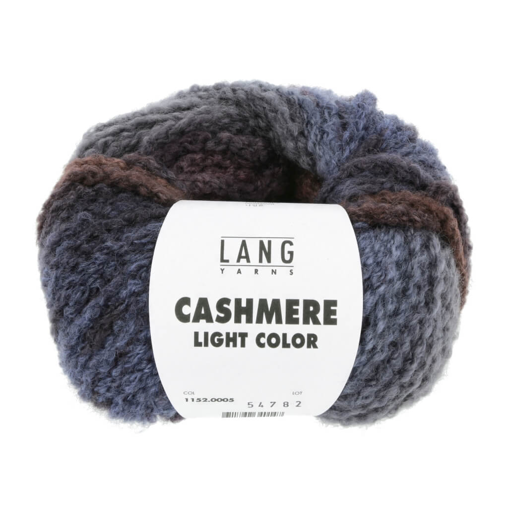 Lang Yarns Cashmere Light - 25g Kaschmir Wolle, Farbe 005 Pink/Bordeaux/Türkis – Kaschmir und Polyamid bei Lieblingsgarn