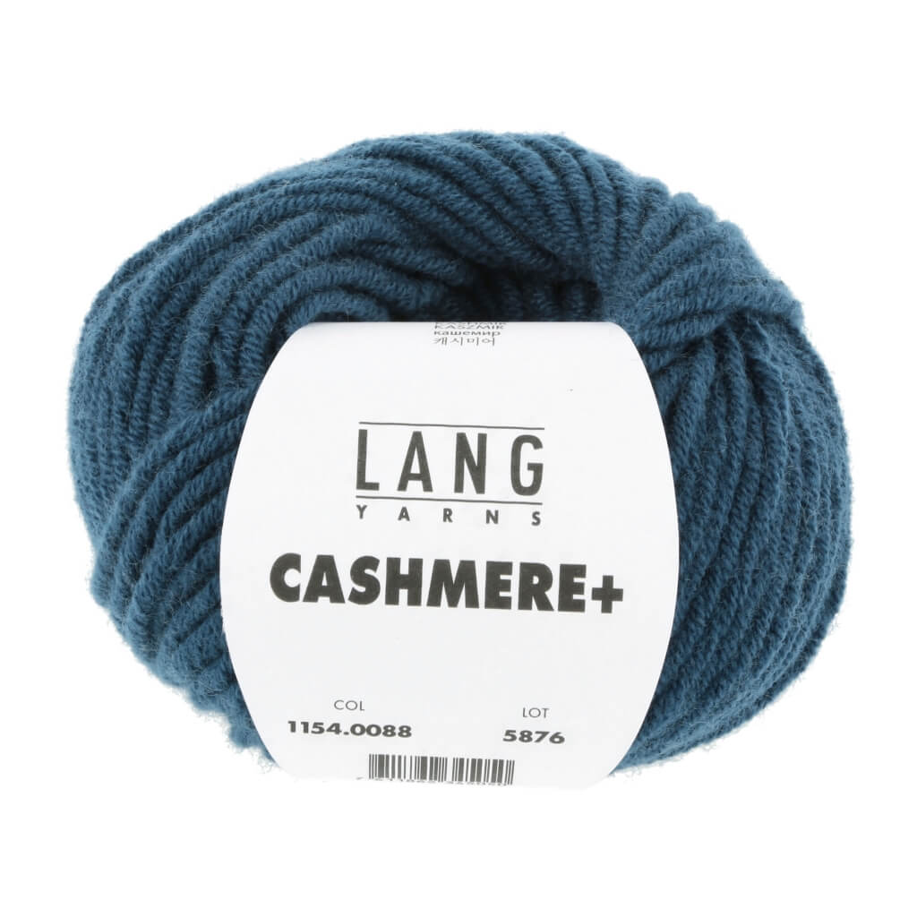 Lang Yarns Cashmere+, Farbe 088 petrol – Kaschmir bei Lieblingsgarn