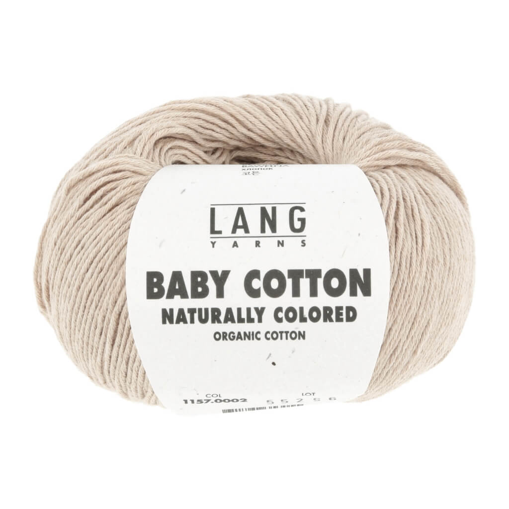 Lang Yarns Baby Cotton Naturally Colored, Farbe 002 Light Brown – Baumwolle bei Lieblingsgarn