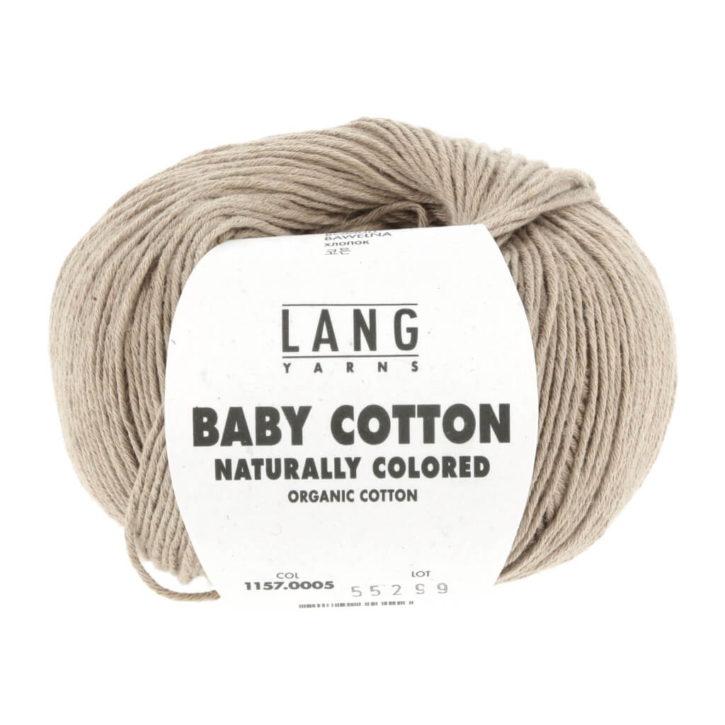 Lang Yarns Baby Cotton Naturally Colored, Farbe 005 Light Green – Baumwolle bei Lieblingsgarn