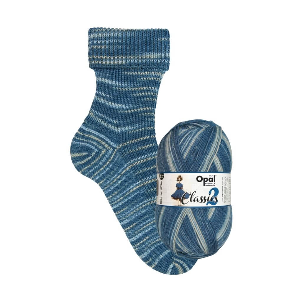 Opal Classics 2, Farbe 11782 Cool Cat – Schurwolle und Synthetik bei Lieblingsgarn