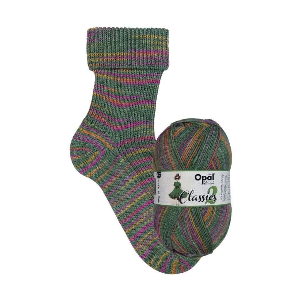 Opal Classics 2, Farbe 11785 Hula Hoop – Schurwolle und Synthetik bei Lieblingsgarn
