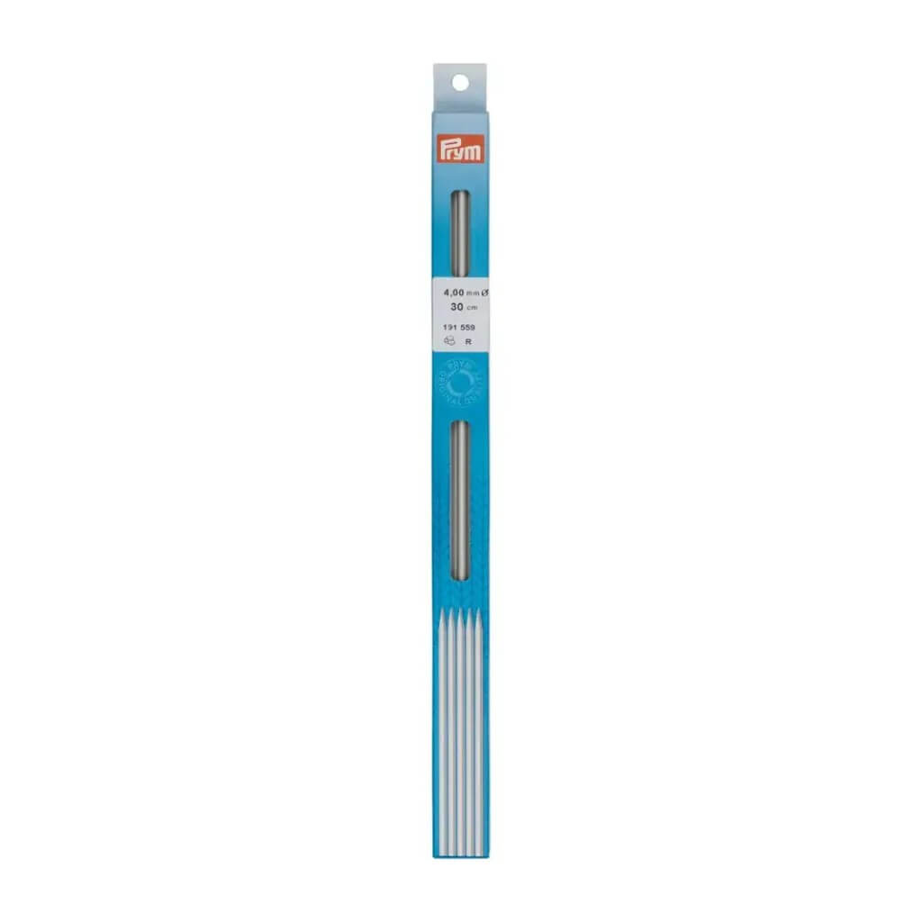 Prym Strumpfstricknadeln ALU 10 - 40 cm, Farbe 30 – Metall bei Lieblingsgarn