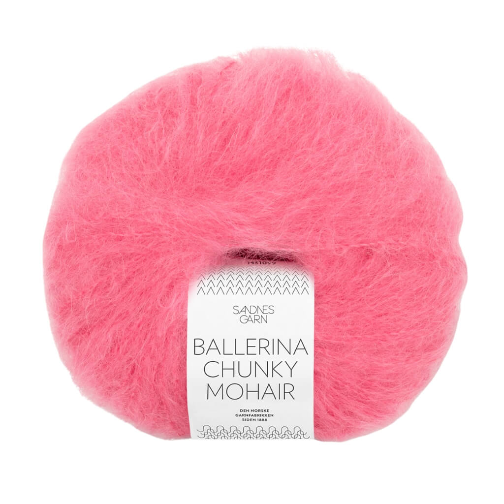 Sandnes Garn Ballerina Chunky Mohair, Farbe 4315 bubblegum pink – Mohair, Schurwolle und Synthetik bei Lieblingsgarn