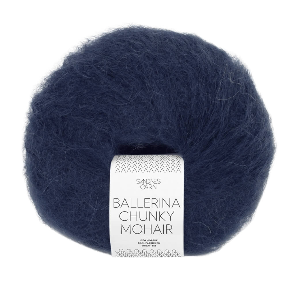 Sandnes Garn Ballerina Chunky Mohair, Farbe 5581 dyp marine – Mohair, Schurwolle und Synthetik bei Lieblingsgarn