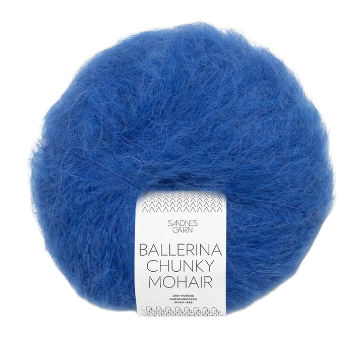 Sandnes Garn Ballerina Chunky Mohair, Farbe 5845 dazzling blue – Mohair, Schurwolle und Synthetik bei Lieblingsgarn
