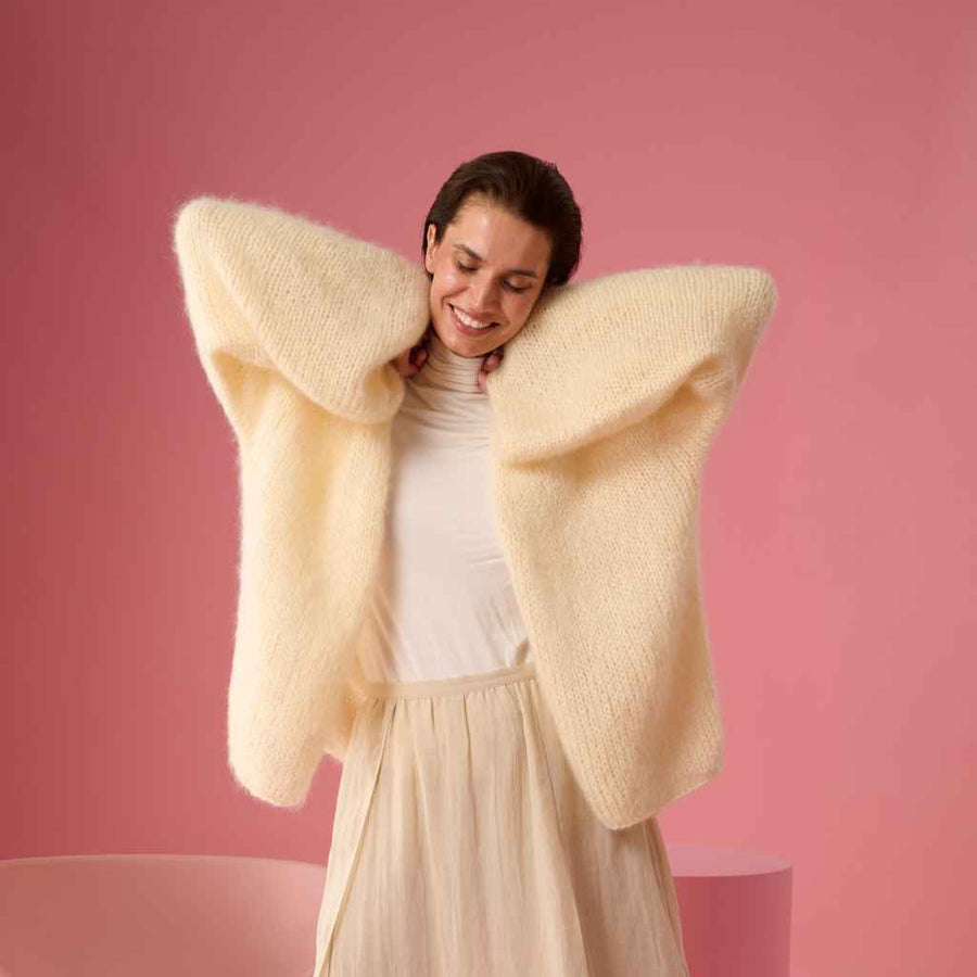 Lana Grossa Oversized Strickjacke Strickanleitung – Produktansicht bei bei bei bei bei bei bei bei bei bei Lieblingsgarn