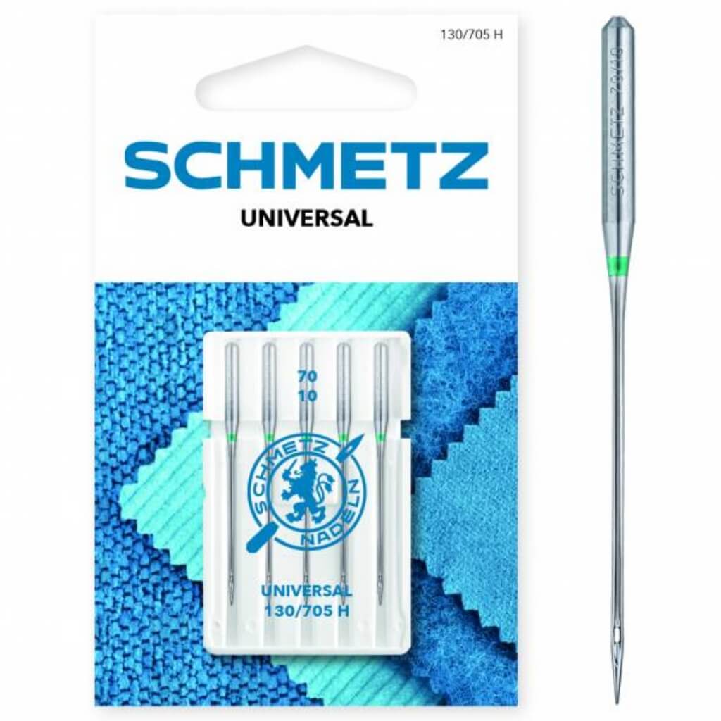 Schmetz 130/705 H Universal Nadeln - 5-er Set, Farbe 70/10 – Metall bei Lieblingsgarn