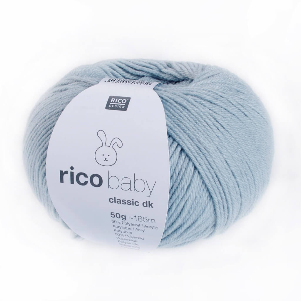 Rico Design Baby Classic DK, Farbe Smokey Blue – Polyacryl und Polyamid bei Lieblingsgarn