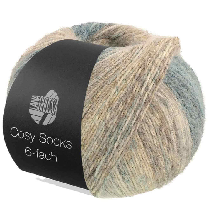 Lana Grossa Cosy Socks Dream Sockenwolle, Farbe 2155 Beige/Sandbeige/Greige/Graubeige/Taupe/Mittel bei Lieblingsgarn