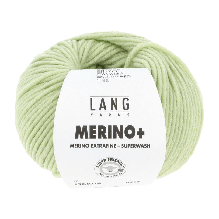 Lang Yarns Merino+ - 50g, Farbe 216 matcha – Merino und Schurwolle bei Lieblingsgarn