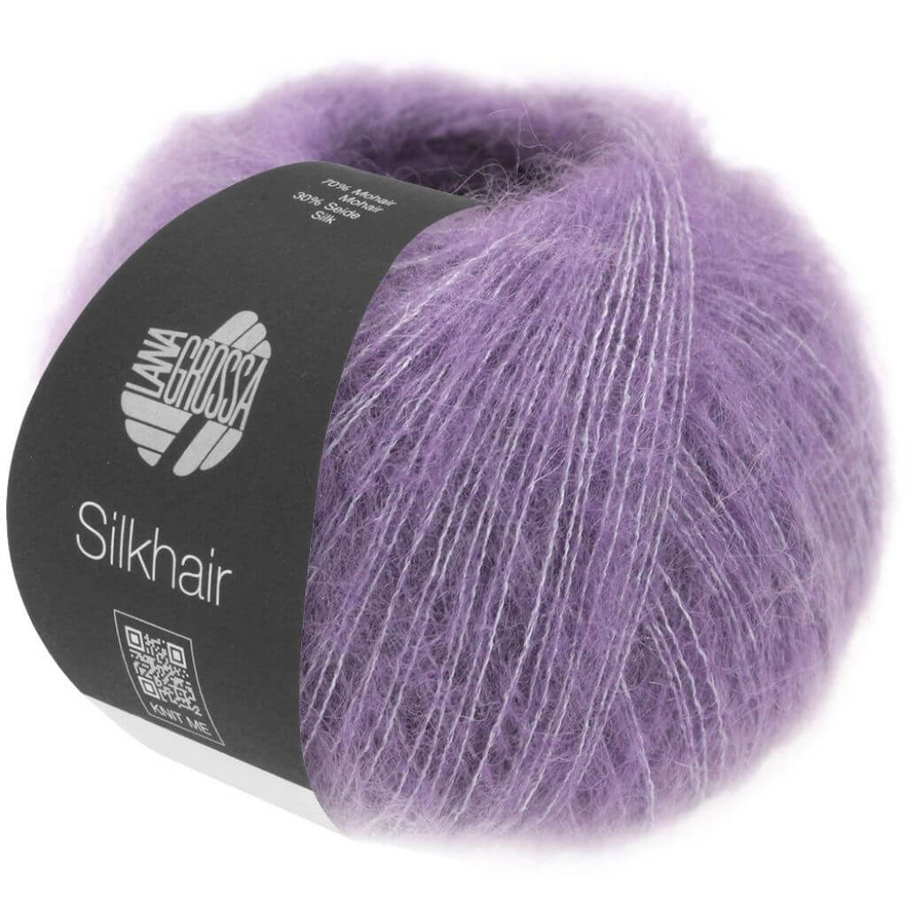 Lana Grossa Silkhair, Farbe 163 Lavendel – Mohair und Seide bei Lieblingsgarn