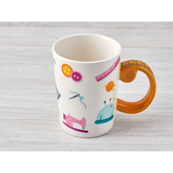 Hemline Tasse aus Keramik für Handarbeitsfans bei bei bei bei bei bei bei bei bei bei bei bei bei Lieblingsgarn