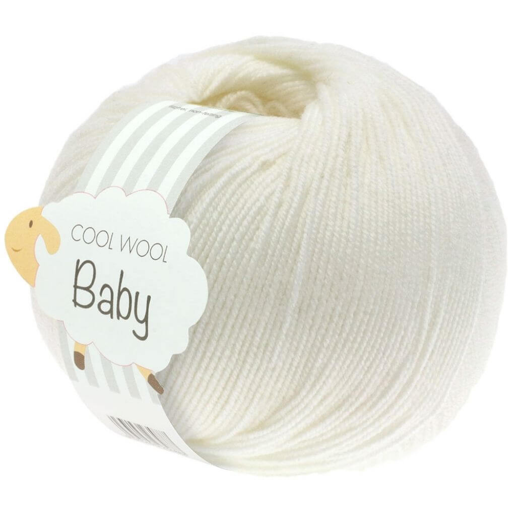 Lana Grossa Cool Wool Baby 50 g, Farbe 213 Rohweiß – Schurwolle bei Lieblingsgarn