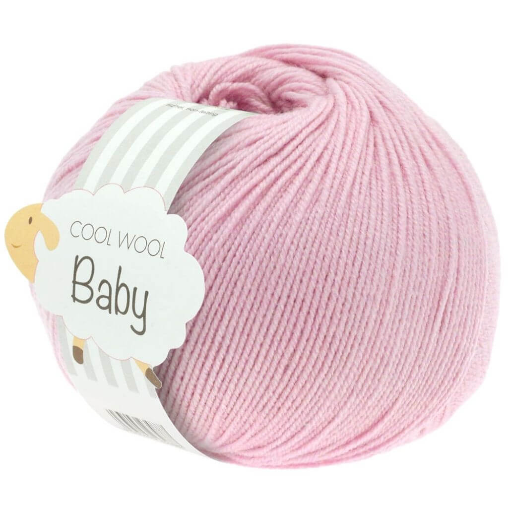 Lana Grossa Cool Wool Baby 50 g, Farbe 216 Rosa – Schurwolle bei Lieblingsgarn