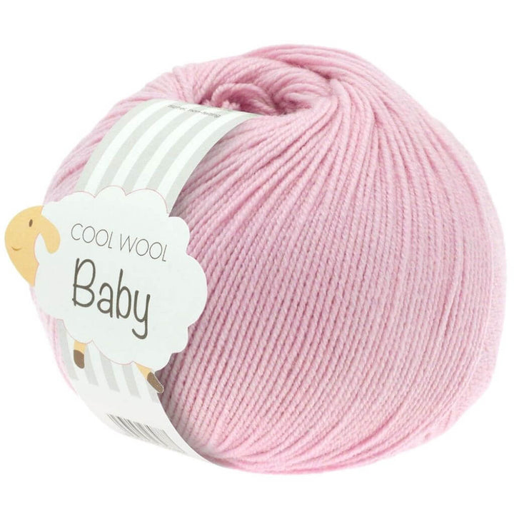 Lana Grossa Cool Wool Baby 50 g, Farbe 216 Rosa – Schurwolle bei Lieblingsgarn