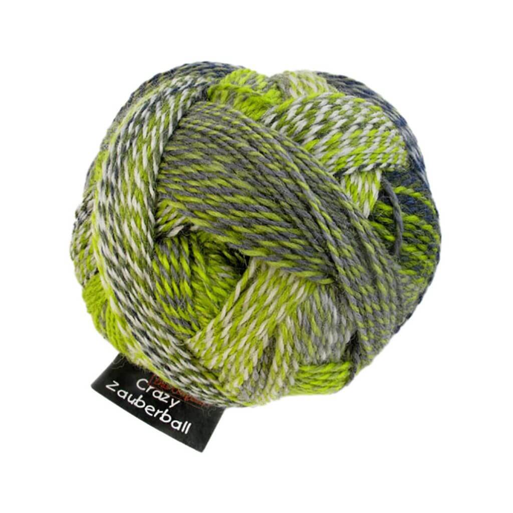 Schoppel Wolle Zauberball Crazy, Farbe 2204 Grüne Woche – Schurwolle und Synthetik bei Lieblingsgarn
