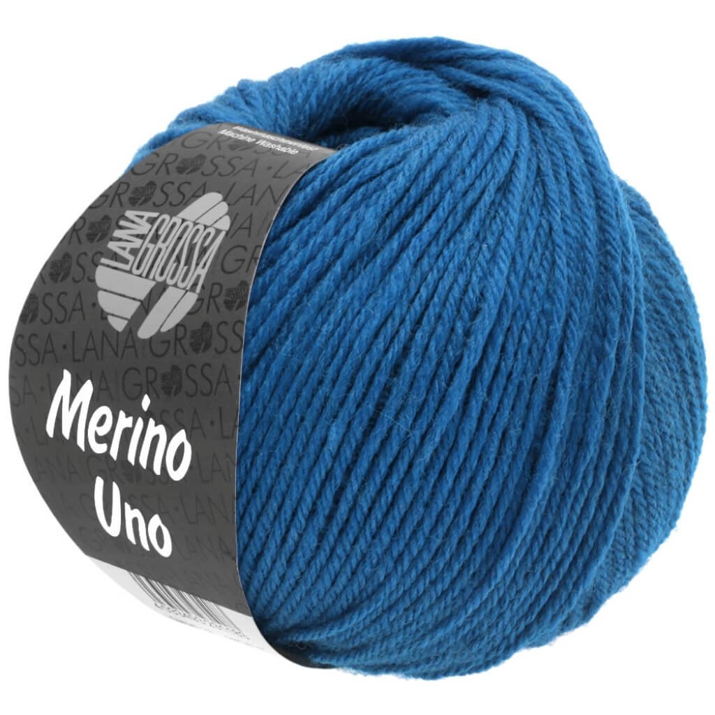 Lana Grossa Merino Uno 50 g, Farbe 24 Enzianblau – Merino bei Lieblingsgarn