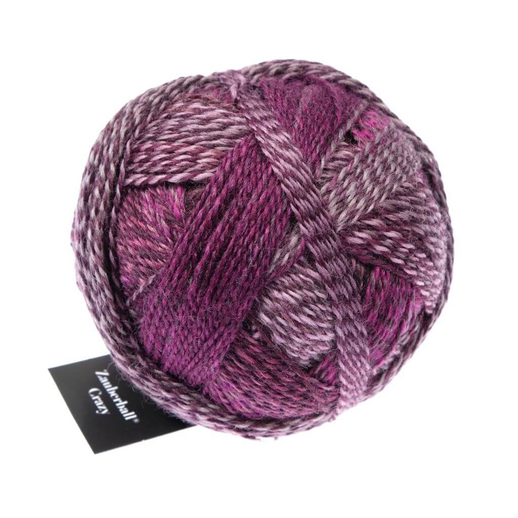 Schoppel Wolle Zauberball Crazy, Farbe 2543 Dark Roses Inspiration Kieran Foley – Schurwolle und Synthetik bei Lieblingsgarn