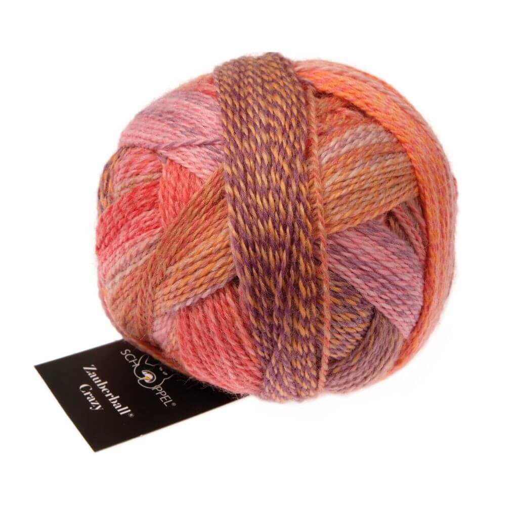 Schoppel Wolle Zauberball Crazy, Farbe 2546 Warm Botanical Garden Inspiration Kieran Foley – Schurwolle bei Lieblingsgarn