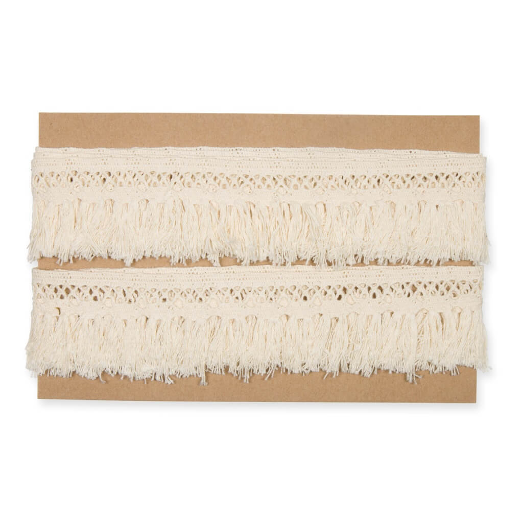 Halbach Fransenborte Makramee 4,3 cm x 3 m bei bei bei bei bei bei bei bei bei bei Lieblingsgarn