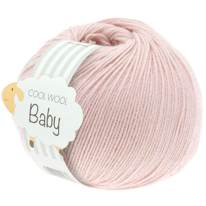 Lana Grossa Cool Wool Baby 50 g, Farbe 267 Zartrosa – Schurwolle bei Lieblingsgarn