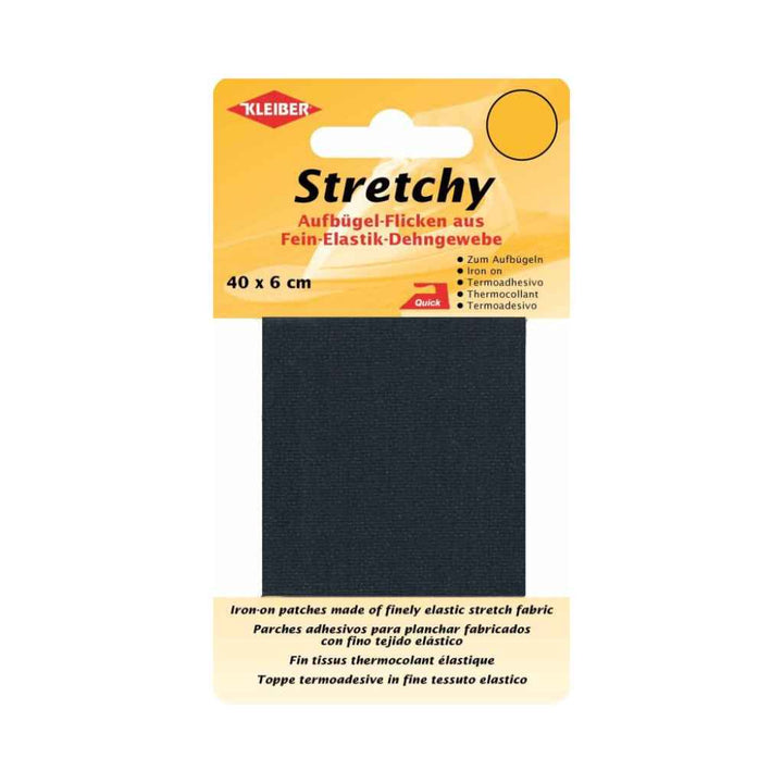 Kleiber Stretchy Bügel-Flicken, Farbe Dunkelblau – Synthetik bei Lieblingsgarn