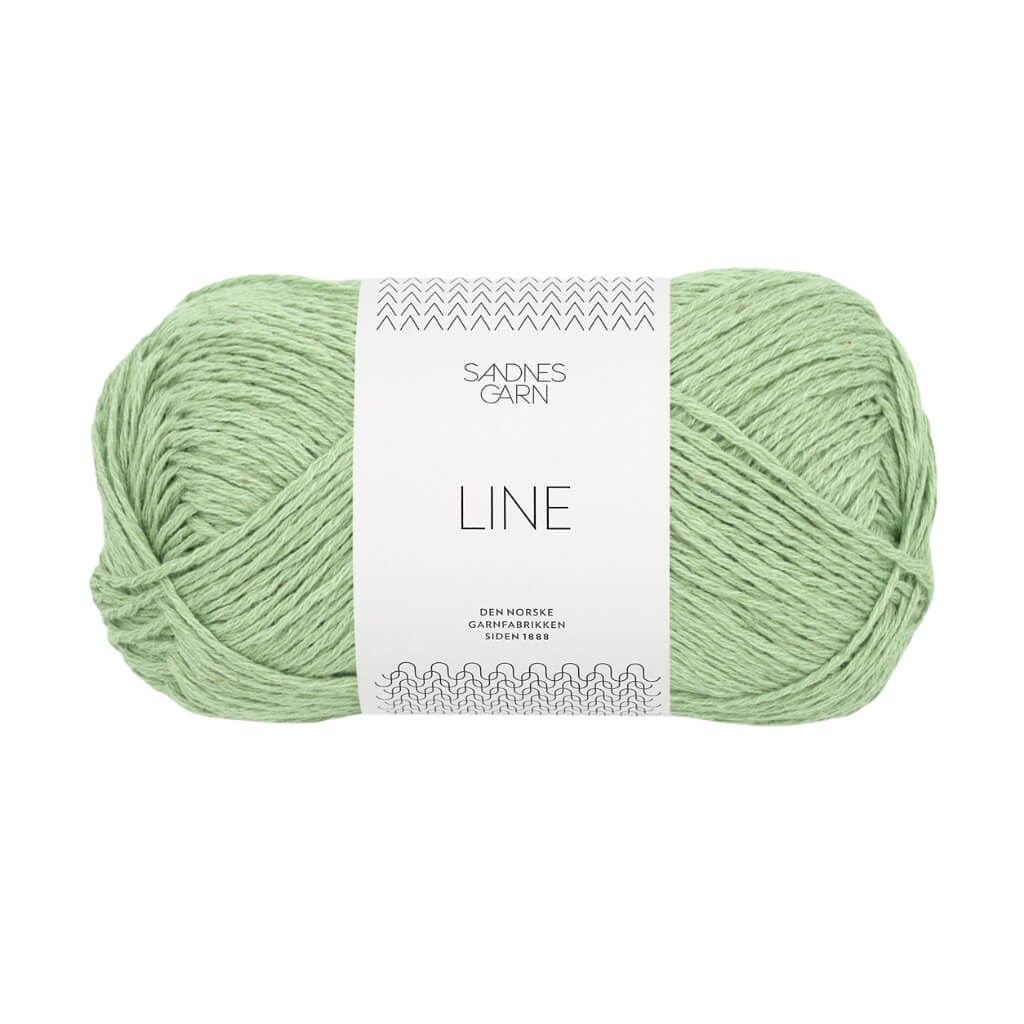 Sandnes Garn Line - 50g, Farbe 8733 spring green – Baumwolle, Leinen und Viskose bei Lieblingsgarn