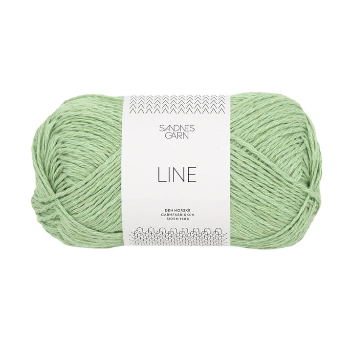 Sandnes Garn Line - 50g, Farbe 8733 spring green – Baumwolle, Leinen und Viskose bei Lieblingsgarn
